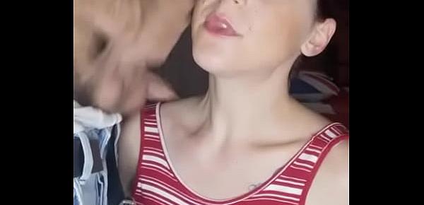 mc donald delivery boy cum on my face
